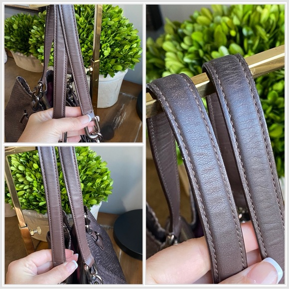 Coach Chelsea Jayden Bronze Exotic Metallic Brown Shoulder Bag - Picture 8 of 15